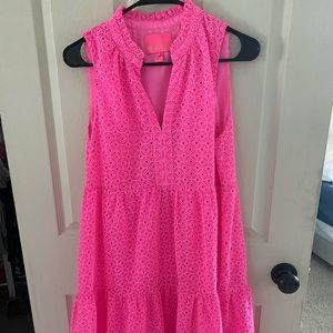 Novella Eyelet Swing Dress